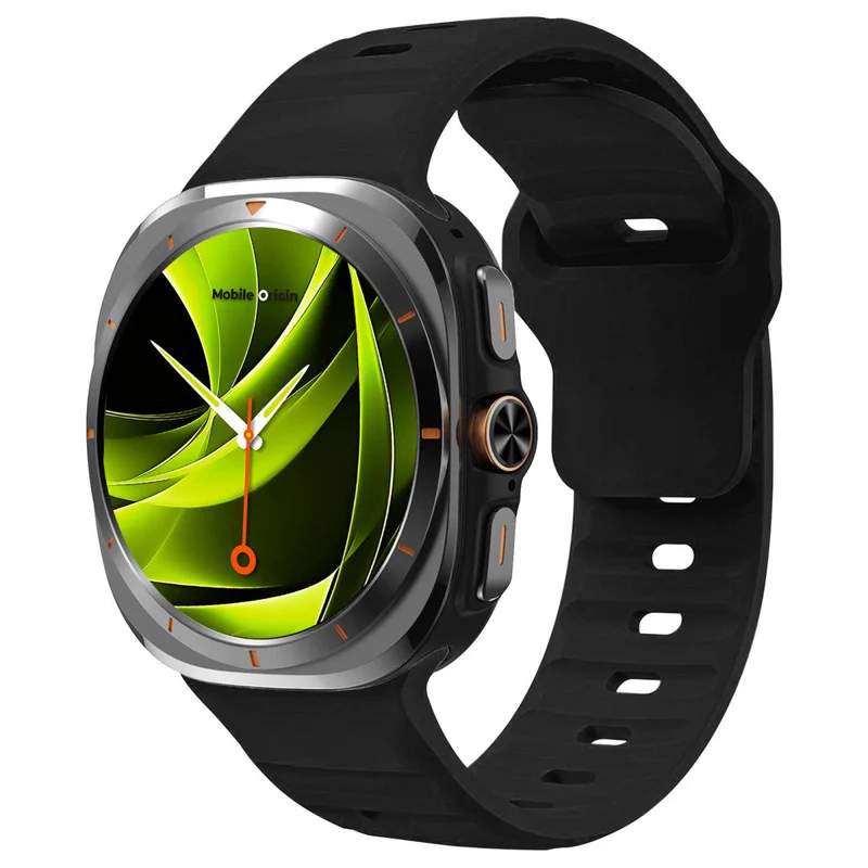 Silikonový řemínek Easy Strap pro Samsung Galaxy Watch Ultra 47mm, Černá