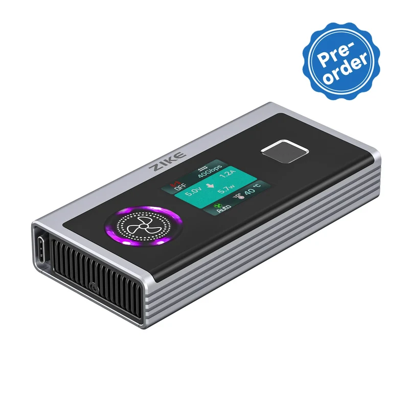 【Pre-order】Zike Vault – World's First 40Gbps Portable SSD with Apple Find My