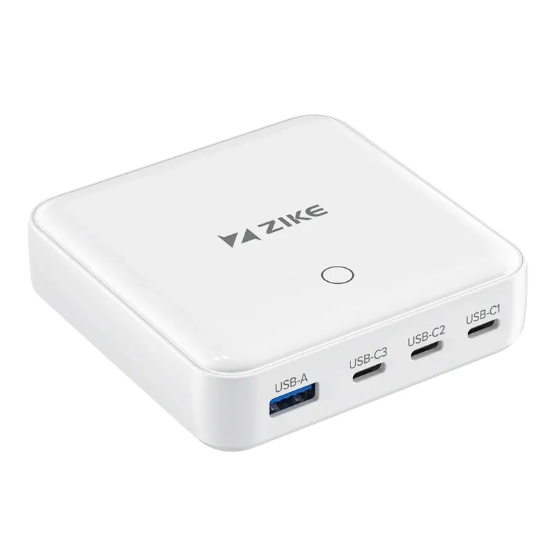 ZIKE Z1810 100W GaN USB-C Charger 4-Port Desktop Charging Station