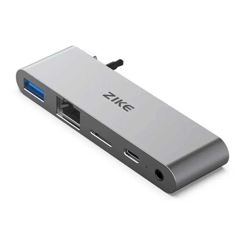 ZIKE Z594A 5-in-1 USB-C Hub Adapter for MacBook Pro, Air & Neo