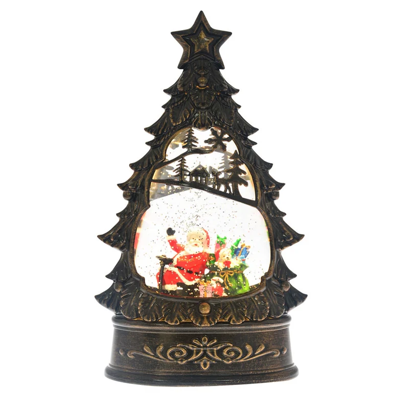 Gibson Gifts Christmas Light Up Musical Latern with USB Plug In 100x170x300mm