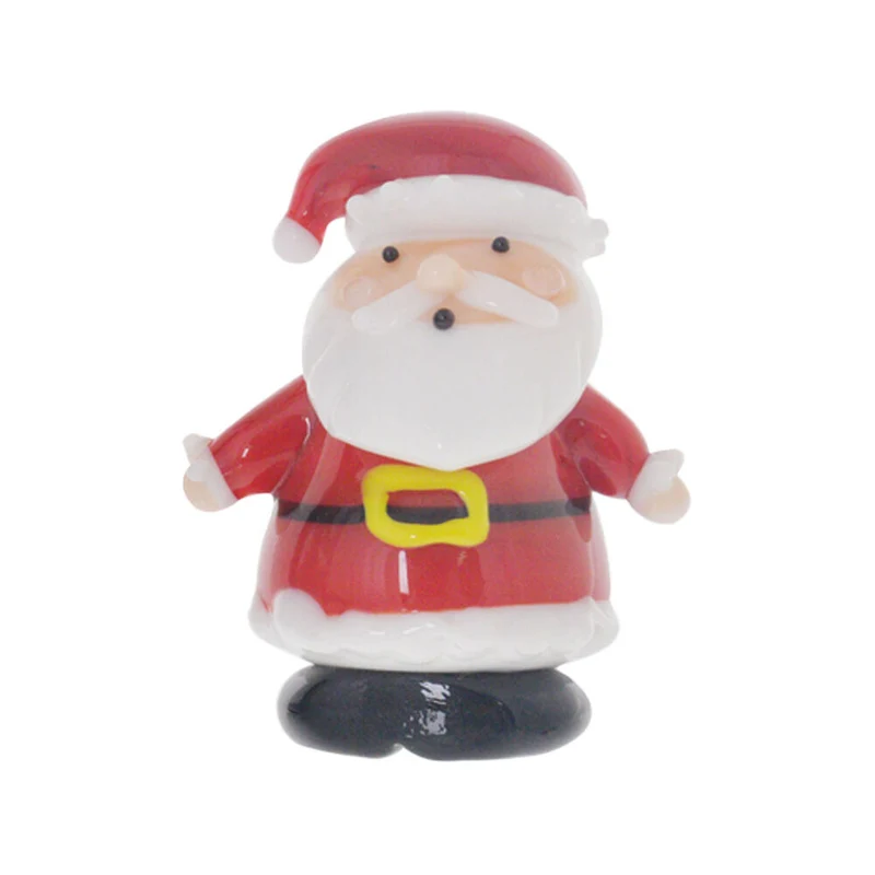 Gibson Gifts Artisan Glass Santa Christmas Decoration Ornament 20x38x44mm