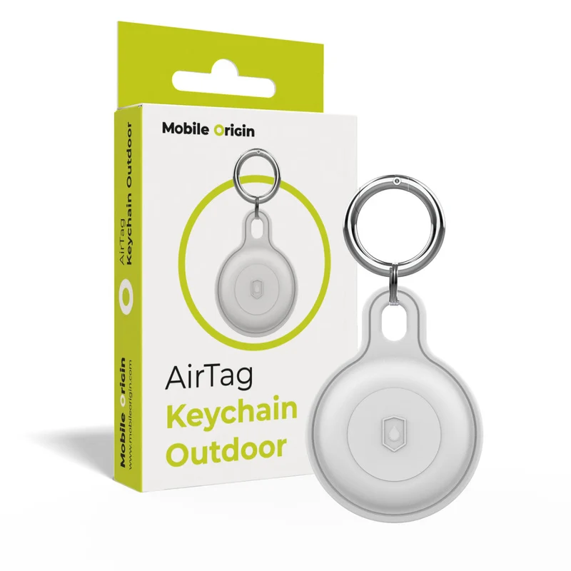 AirTag klíčenka outdoor, Bílá