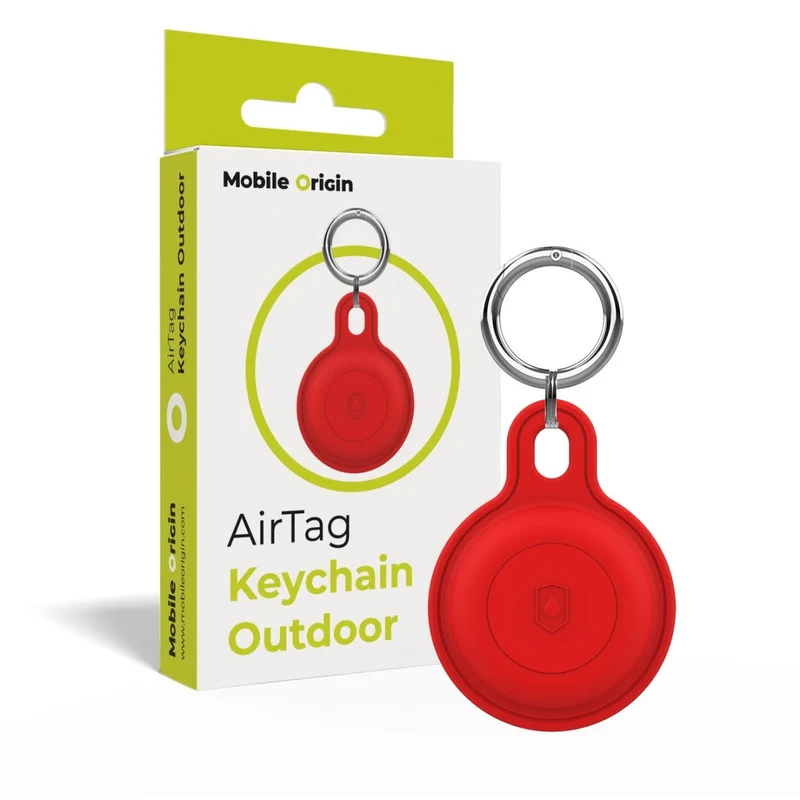AirTag klíčenka outdoor, Červená