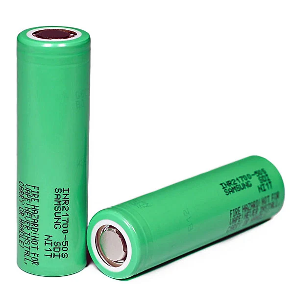 Samsung INR21700-50S 3.6V 5000MAH 25A LITHIUM-ION BATTERY