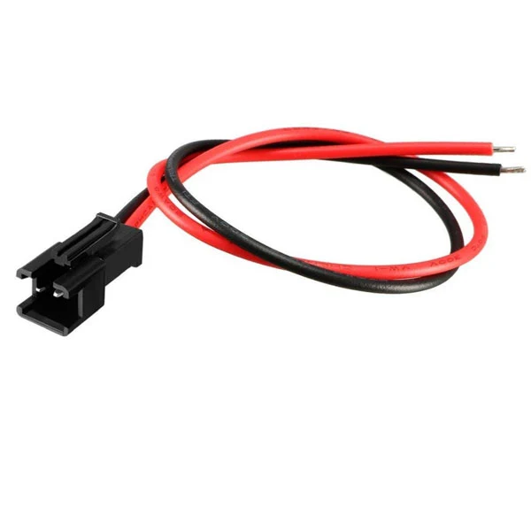2-PIN JST FEMALE CONNECTOR W/SILICONE TINNED WIRE LEADS