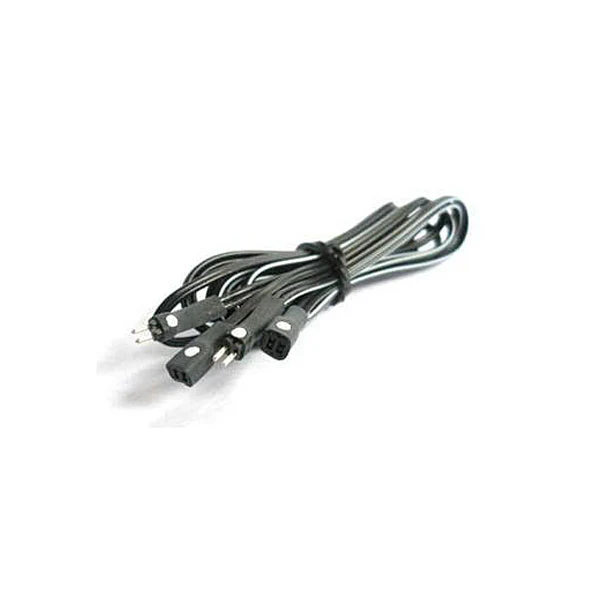 2-PIN MICRO MINI CONNECTOR W/12″ FLEXIBLE PVC WIRE LEADS – (2 PAIRS)