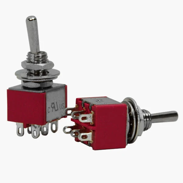 DPDT ON/ON 6A @ 125V MINI TOGGLE SWITCH