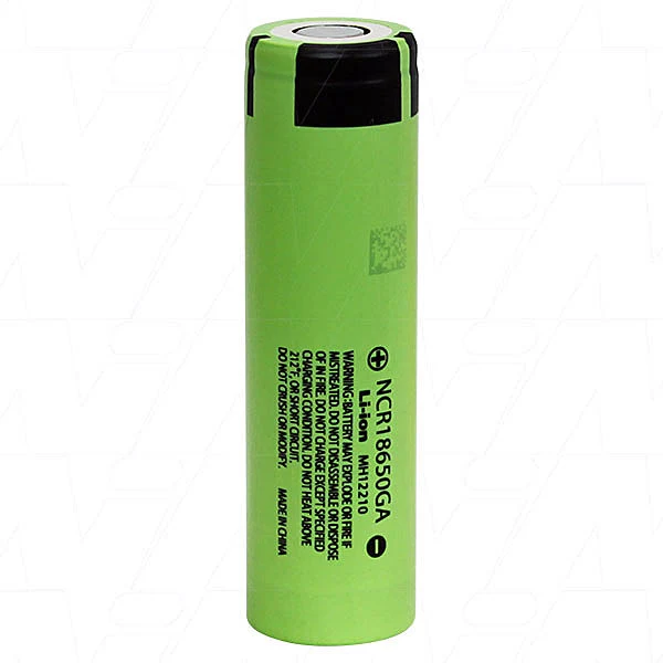 PANASONIC NCR18650GA 3.7V 3450MAH 10A LITHIUM-ION BATTERY