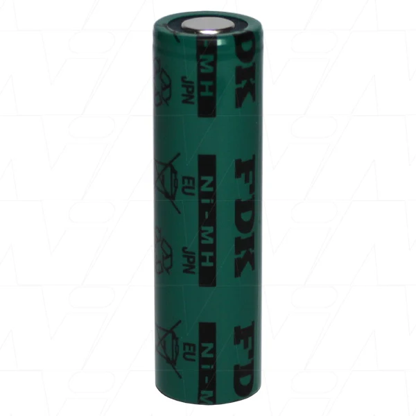 FDK HR/AAU 1.2V @ 1650MAH NIMH FLAT TOP BATTERY