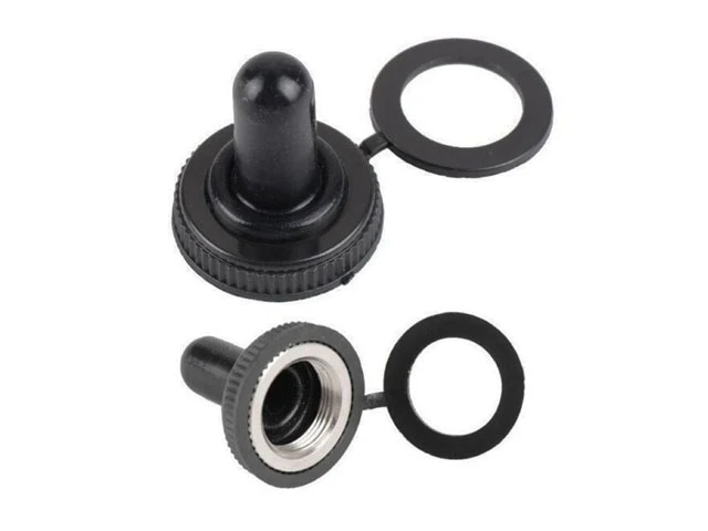 WATERPROOF SWITCH CAP BLACK COLOR 12MM