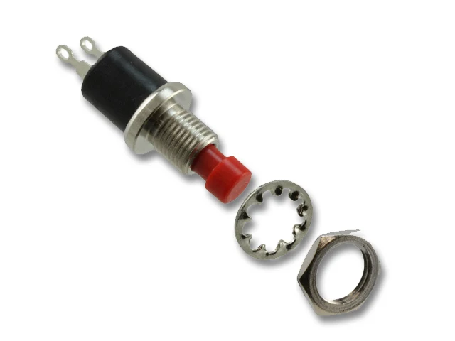 SPST PUSH BUTTON 3 AMP / 125V MOMENTARY SWITCH
