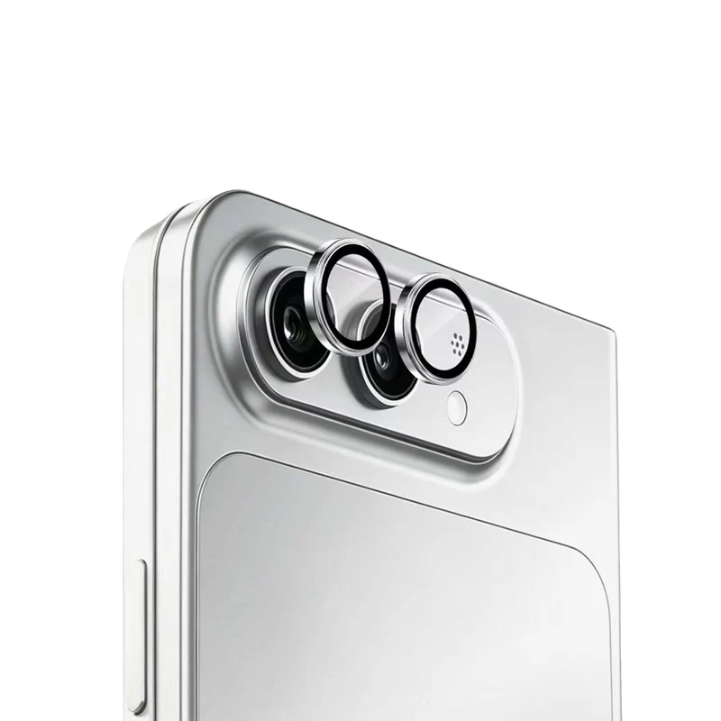 Easy Lens ochrana čoček, pro iPhone Duo, Stříbrná