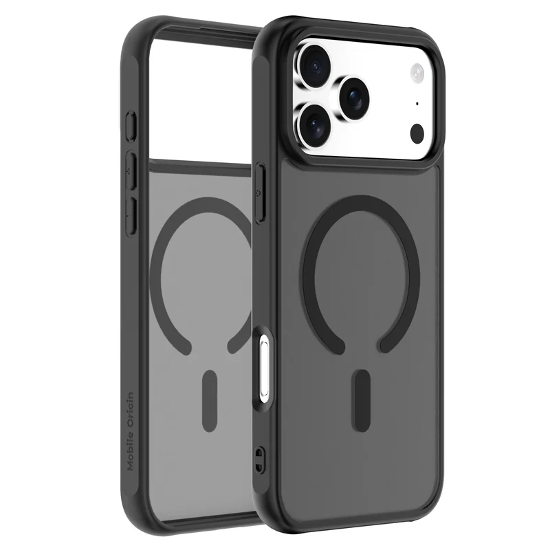 Pouzdro Easy Hybrid MagSafe pro iPhone 18 Pro Max, Matně černá