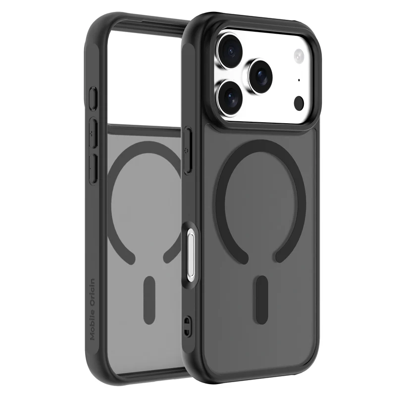 Pouzdro Easy Hybrid MagSafe pro iPhone 18 Pro, Matně černá