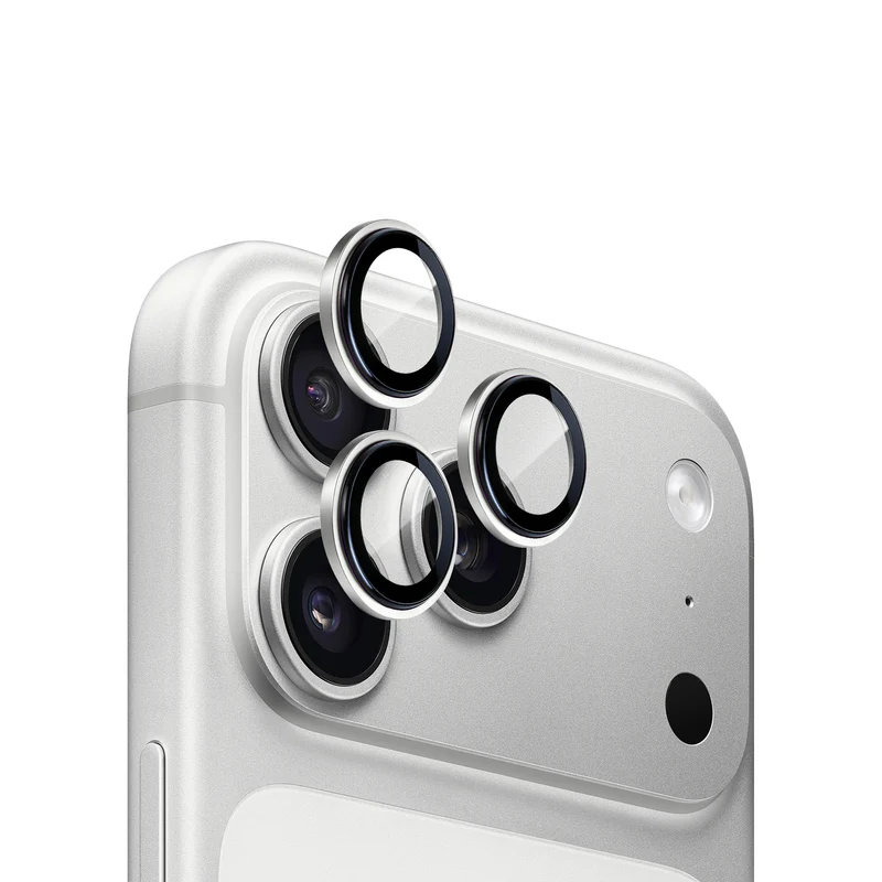 Safírové krytky čoček, pro iPhone 18 Pro / iPhone 18 Pro Max, Stříbrná
