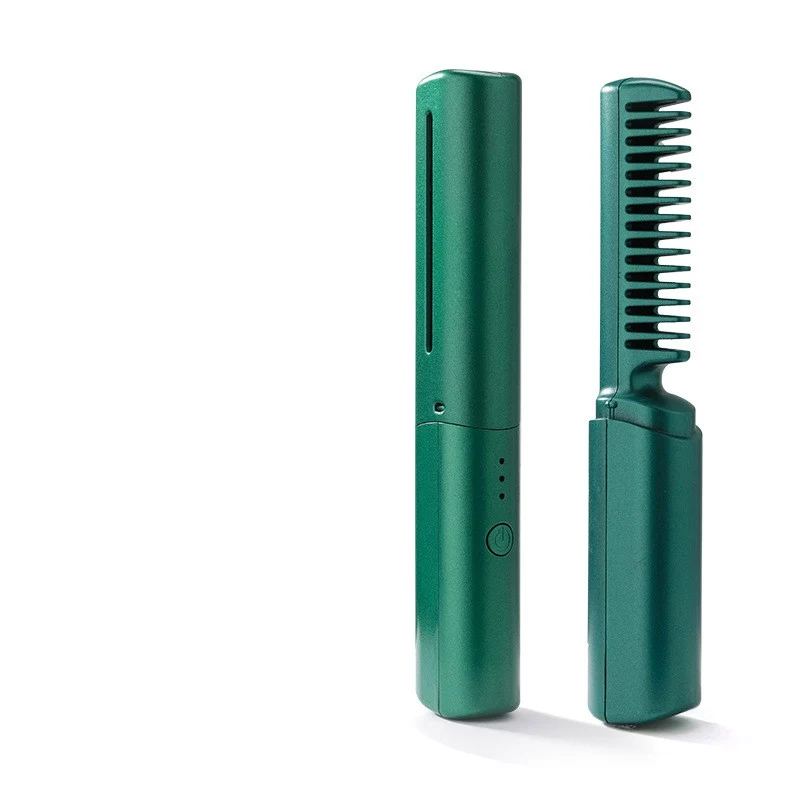 Brosse Lissante et Boucleuse Sans Fil – Chauffe Rapide & Ions Négatifs
