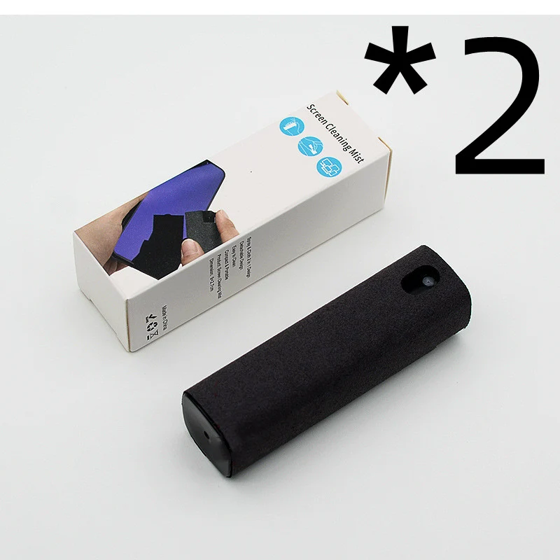 Kit de nettoyage portable pour écrans de smartphone, tablette et ordinateur avec compartiment de rangement intégré