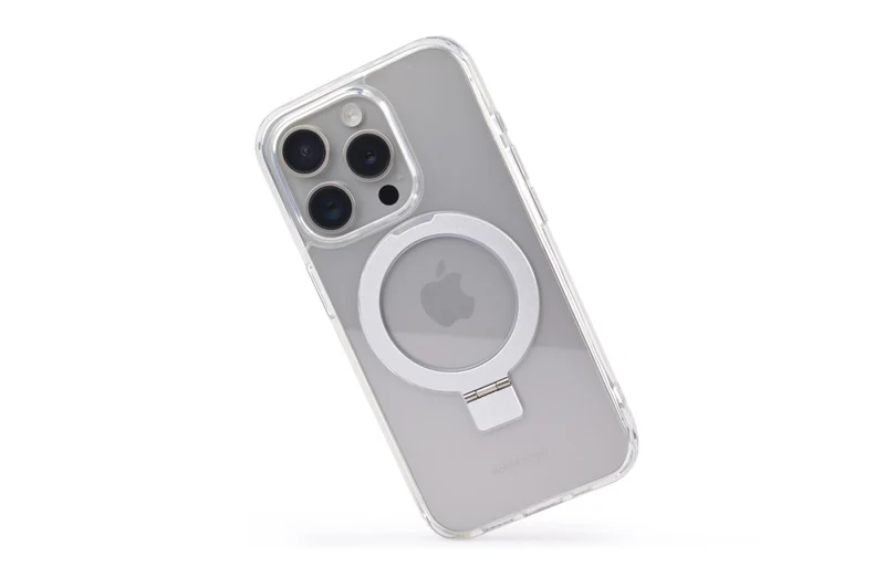 RingMag kryt pro iPhone 15 Pro Max, Čirá