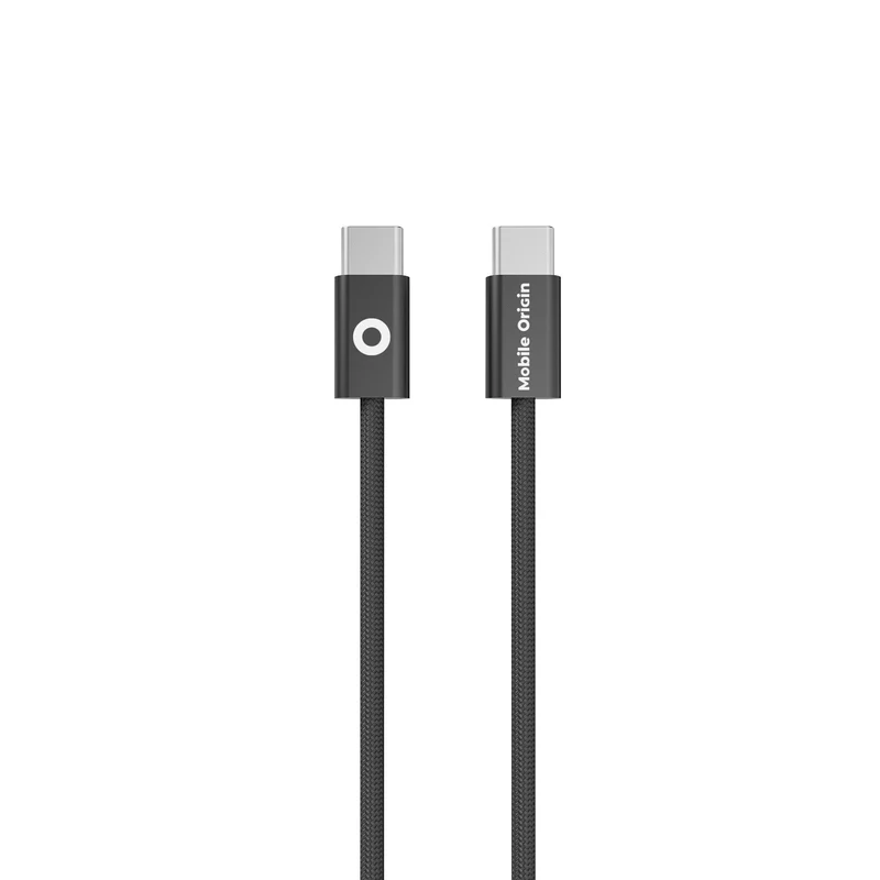 Ultratenký kabel USB-C na USB-C CB11, 60W, 480 Mb/s, 1 m, Černá