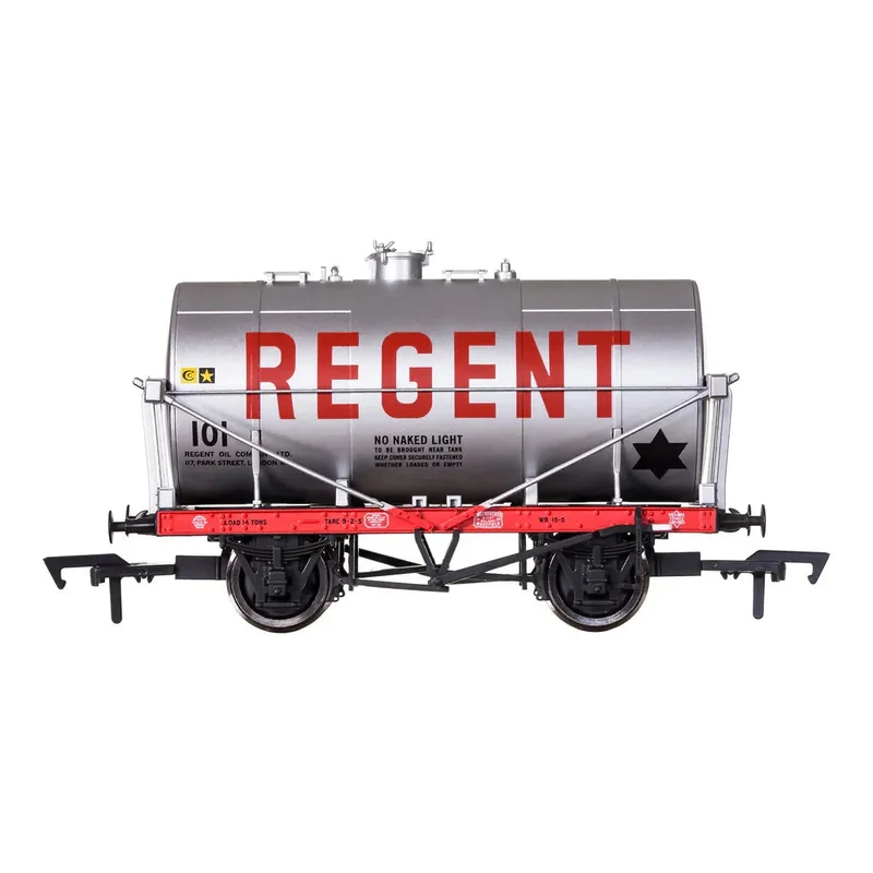 Dapol OO 14T Tank Wagon Class A Regent (Red Letters) Silver 10