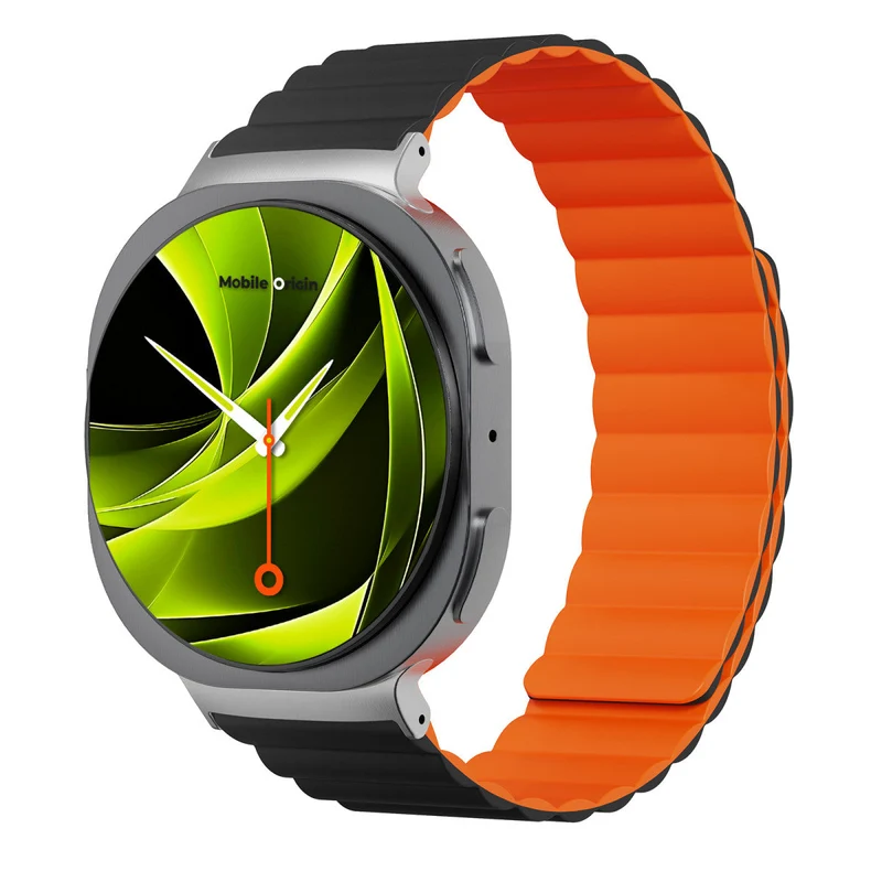 Magnetický řemínek Easy Strap pro Samsung Galaxy Watch 8, Oranžová