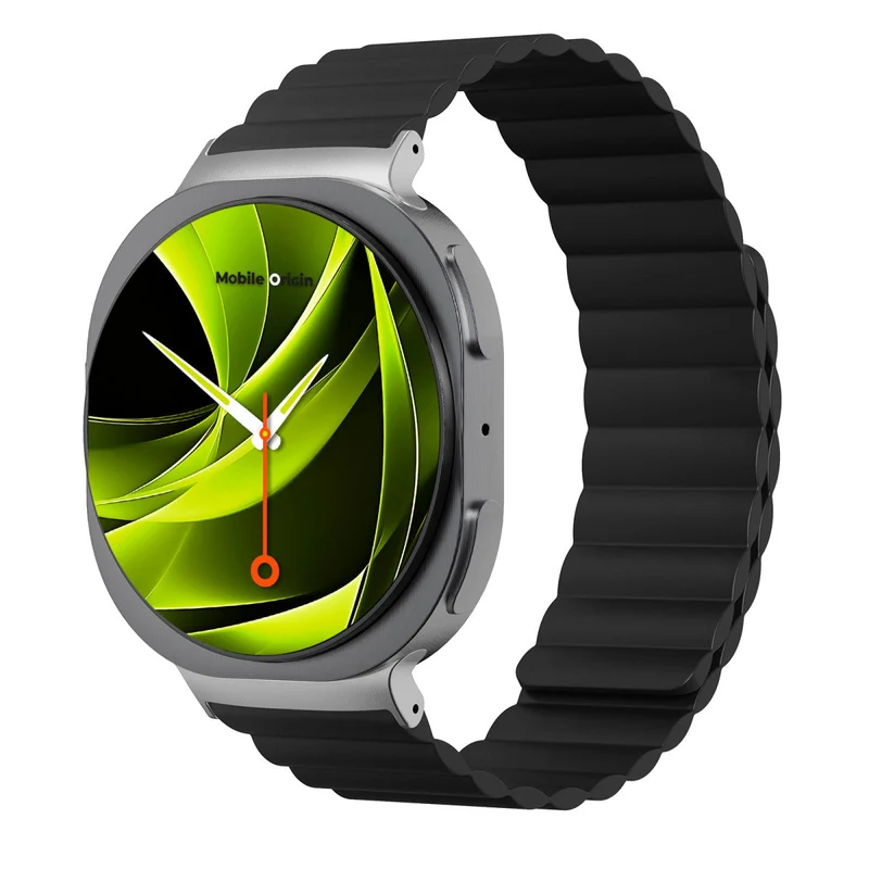 Magnetický řemínek Easy Strap pro Samsung Galaxy Watch 8, Černá