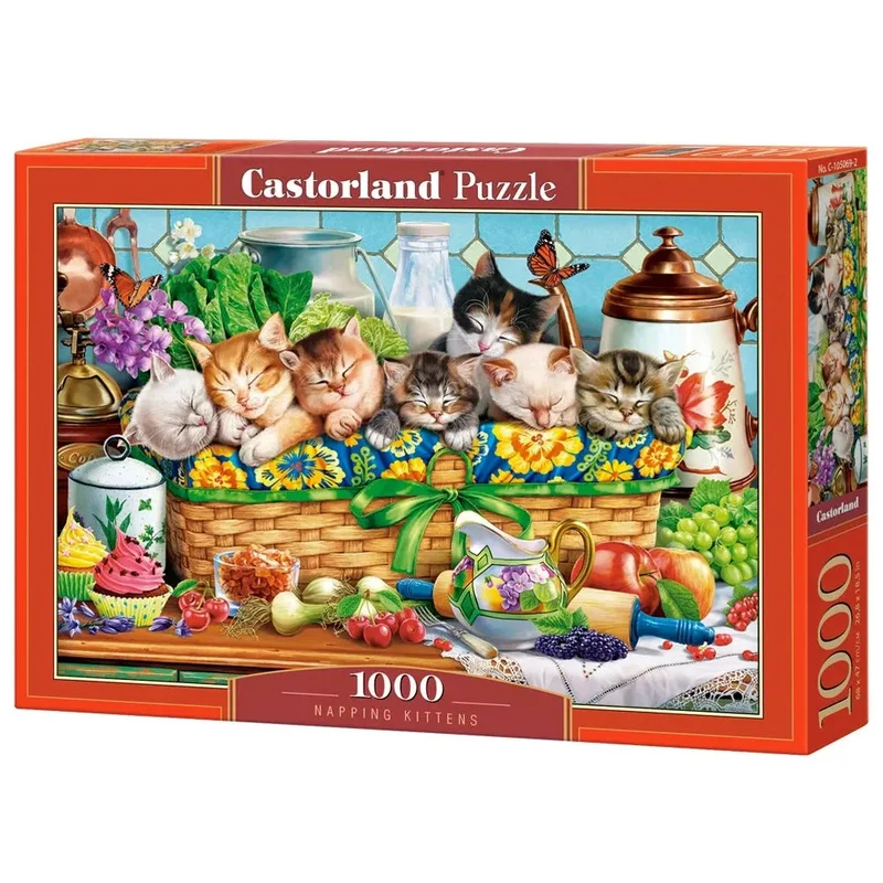 Castorland 1000-Pieces Napping Kittens Puzzle