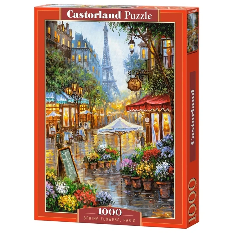 Castorland 1000-Pieces Spring Flowers Paris Puzzle