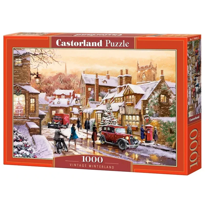 Castorland 1000-Pieces Vintage Winterland Puzzle