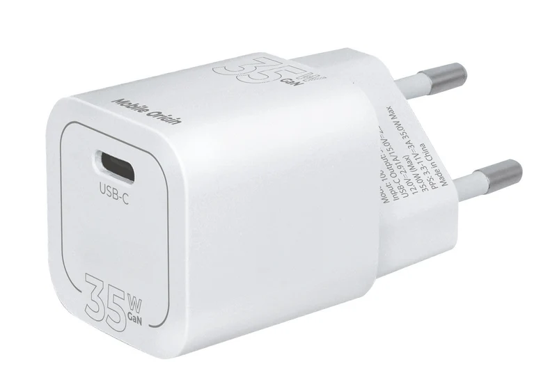 Síťová nabíječka GaN III USB-C, 35W, Bílá