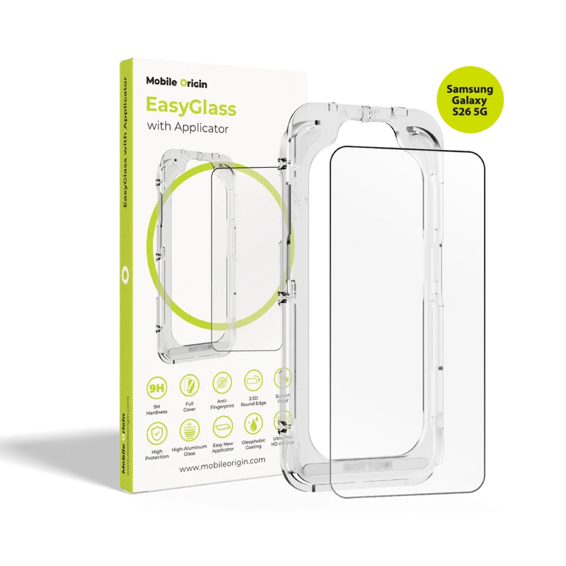 Ochranné sklo EasyGlass s aplikátorem, 1 ks, pro Samsung Galaxy S26 5G