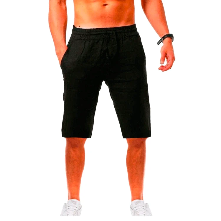 NATHAN - Short en lin respirant pour homme