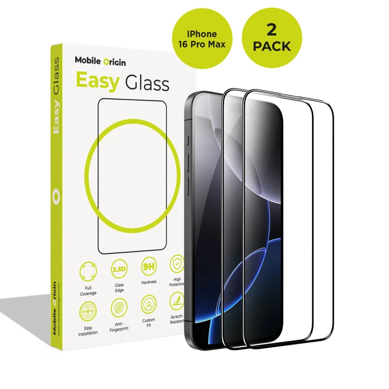 Ochranné sklo EasyGlass, pro iPhone 16 Pro Max, 2 ks