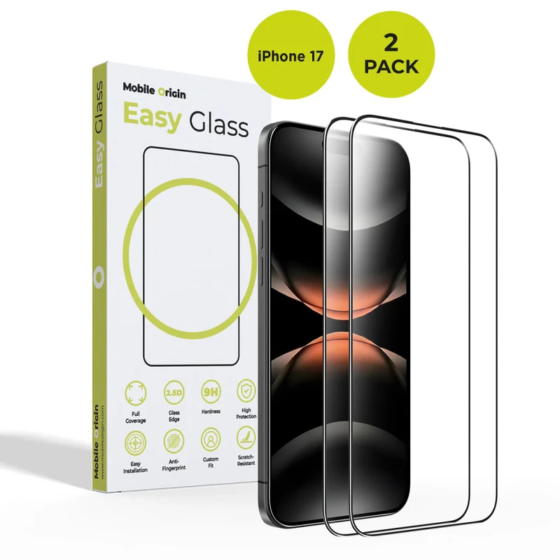 EasyGlass ochranné sklo, pro iPhone 17, 2 ks