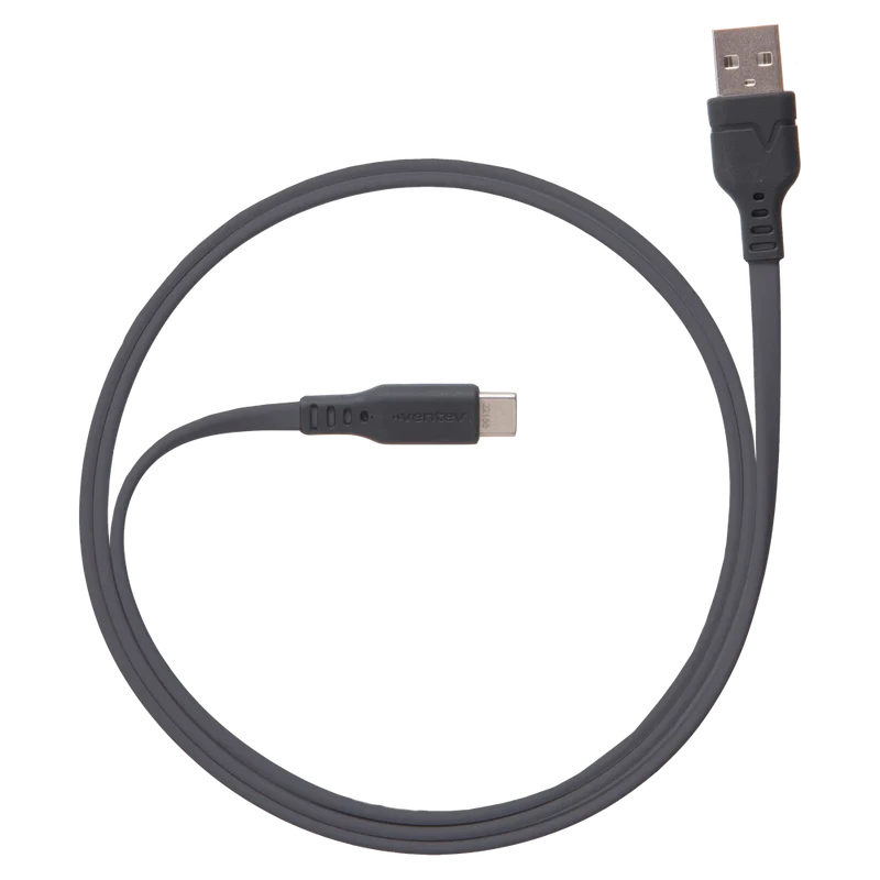 Flat USB A to USB C High Speed Tangle-Free Cable