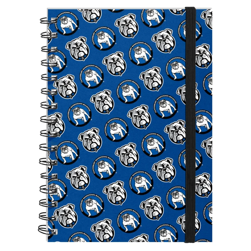 NRL - Canterbury-Bankstown Bulldogs Hardcover A5 Spiral Notebook