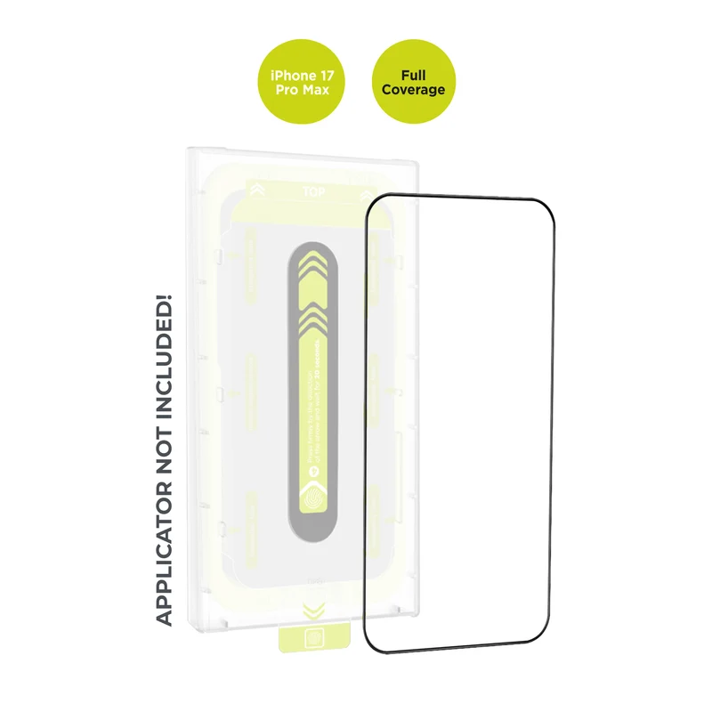 Náhradní ochranné sklo, celoplošné, pro iPhone 17 Pro Max