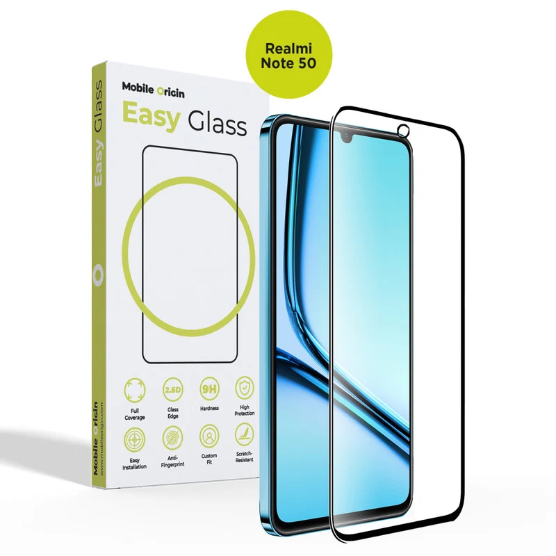 Ochranné sklo EasyGlass, celoplošné, pro Realme Note 50