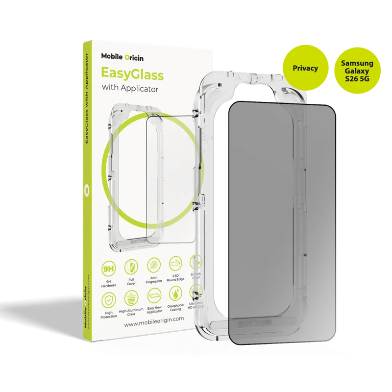 Ochranné sklo EasyGlass Privacy s aplikátorem, pro Samsung Galaxy S26 5G