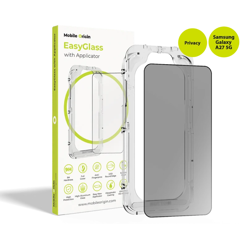 Ochranné sklo EasyGlass Privacy s aplikátorem, pro Samsung Galaxy A27 5G
