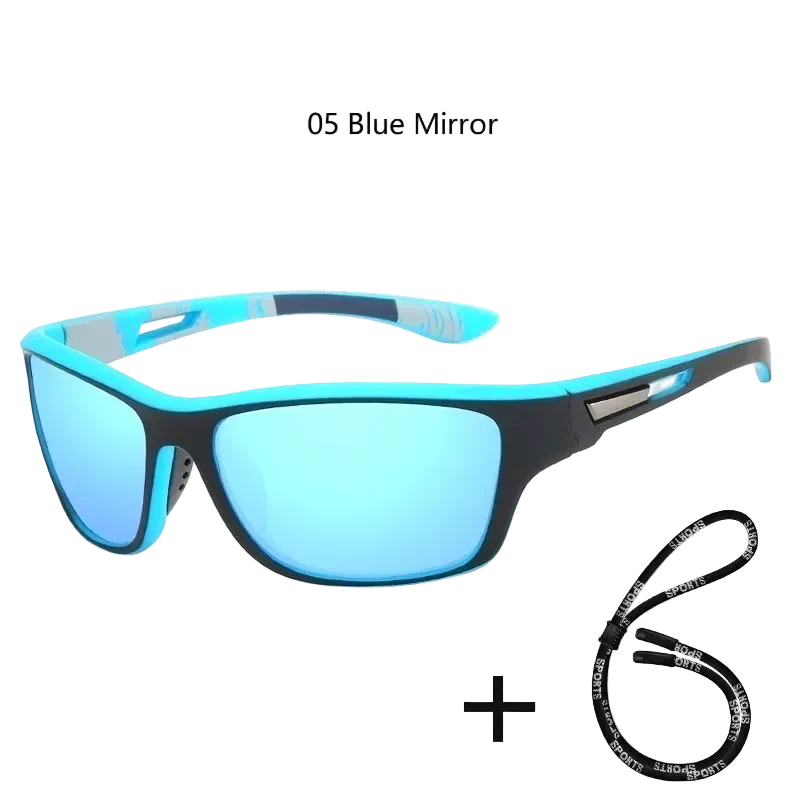 Lunettes de soleil de sport avec verres polarisants anti-reflets
