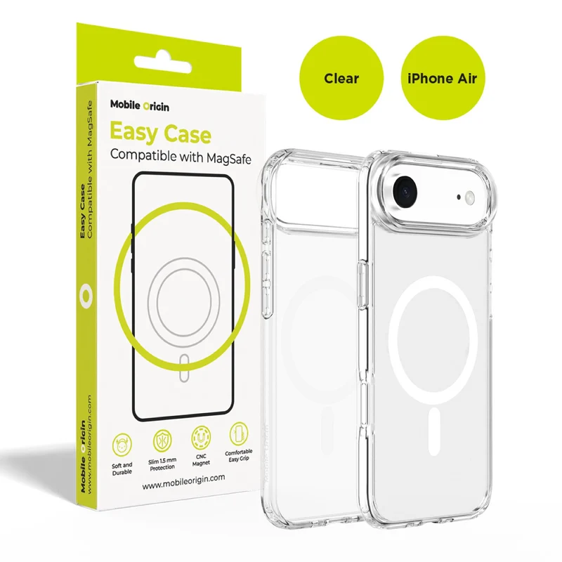 Pouzdro Easy Hybrid MagSafe pro iPhone Air, Čirá