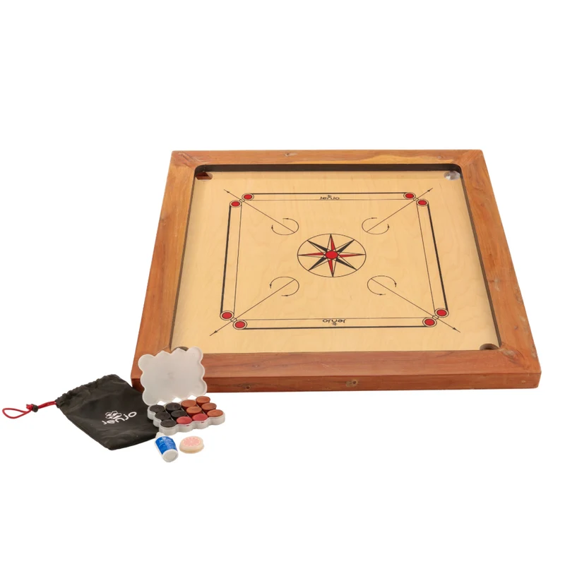 Jenjo Games Plywood Championship Carrom Board - 87cm (74cm Play Area)