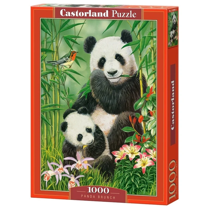 Castorland 1000-Pieces Panda Brunch Puzzle