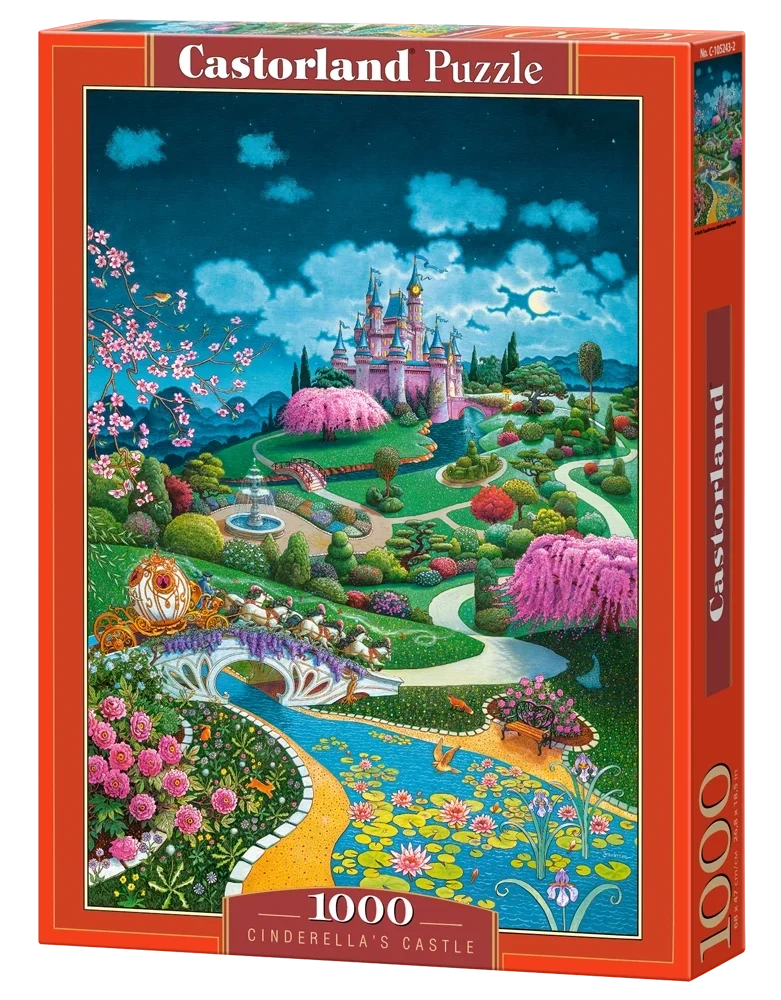 Castorland 1000-Pieces Cinderellas Castle Puzzle