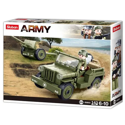 Sluban 143pc WWII Willys Jeep