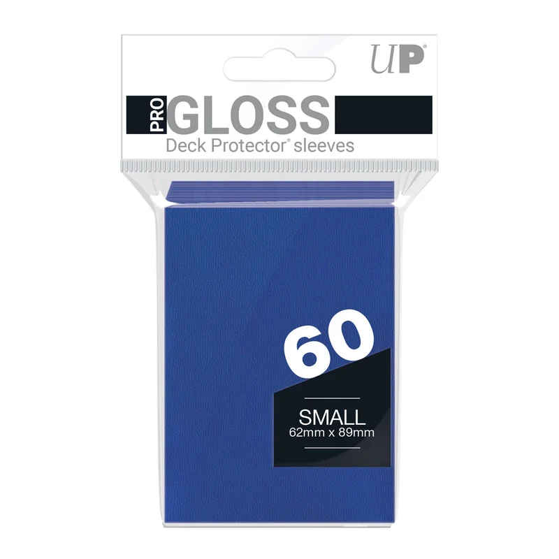 Ultra Pro: UP82965 PRO-Gloss 60ct Small Deck Protector sleeves (Blue)