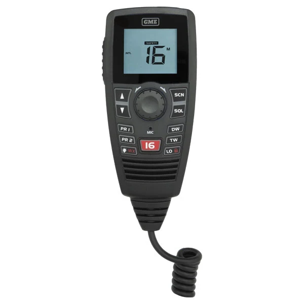 GME MC750B WP LCD Speaker Mic (Black)