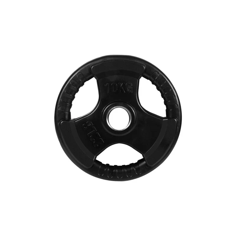 Bodyworx Standard Rubber Ezy Grip Disc Weight Plate Home Gym Exercise 10kg